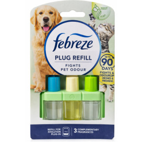 Запасний блок для електричного освіжувача повітря Febreze Plug Refill Fights Pet Odour, до 90 днів